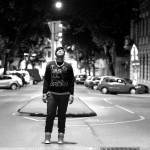 Rapperin Rapsody auf der Straße