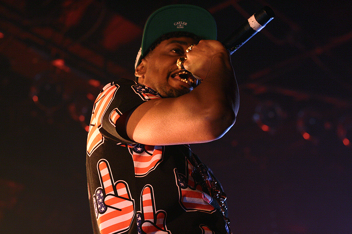 Rapper Danny Brown auf der Bühne 