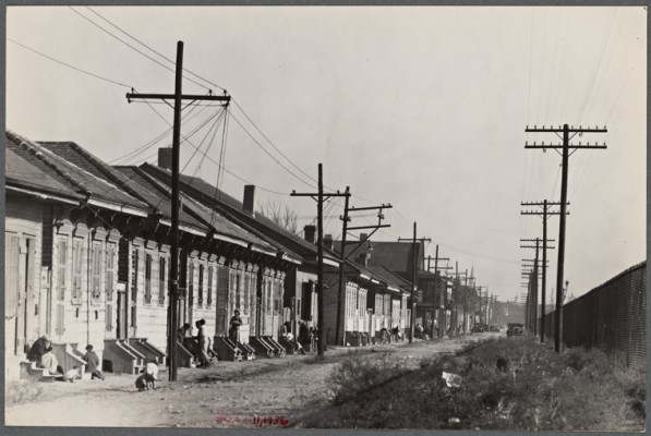 New Orleans "Negro" Street. Louisiana