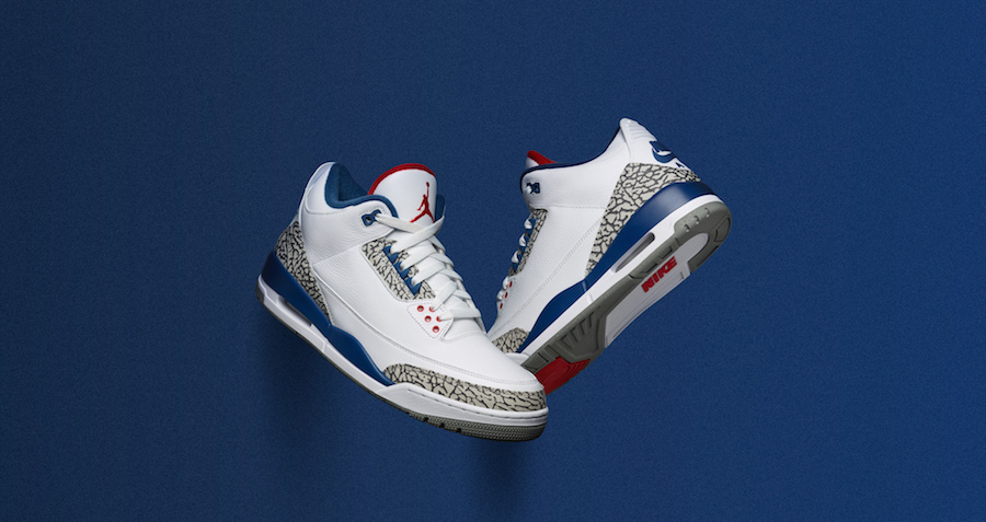 Air Jordan 3 True Blue sneakers